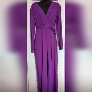 Purple jumpsuit